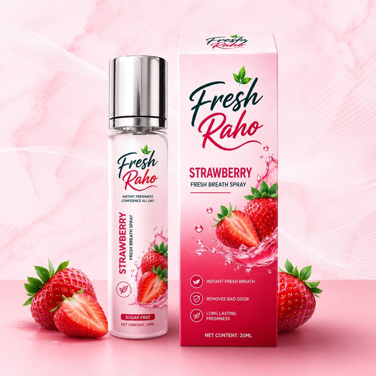 Mouth Freshener Spray (Strawberry Flavor)
